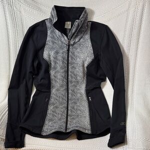 CALIA by Carrie Underwood Black and White Fitted Jacket